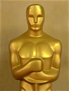 A statue of Oscar at The Academy Awards Royalty Free Stock Photo