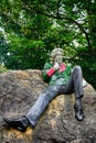 Statue of Oscar Wilde at Merrion Square, Dublin, Ireland Royalty Free Stock Photo