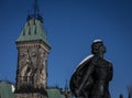 Statue in ottawa Royalty Free Stock Photo