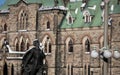 Statue in ottawa Royalty Free Stock Photo