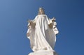 Statue of Our Lady in front Memorial Church of the Passion of Jesus in Macelj, Croatia