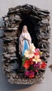 Statue of Our Lady of Lourdes at Shishu Bhavan in Kolkata, India Royalty Free Stock Photo