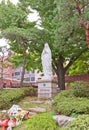 Statue of Our Lady in Myeongdong Cathedral in Seoul, Korea Royalty Free Stock Photo