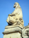 Statue outside the Louvres museum