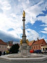 Mary column in front of the Cathedral Zagreb Croatia