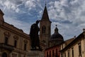 Statue Of Ovid In Piazza XX Settembre, Sulmona, Italy