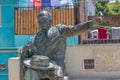 Statue of Pablo Neruda Valparaiso Chile Royalty Free Stock Photo