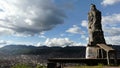 Statue of Pachacutec, Inca Emperor, Cusco, Peru Royalty Free Stock Photo