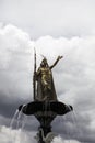 Statue of Pachacuti in Cusco, Peru Royalty Free Stock Photo