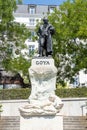 Statue of the painter Francisco Goya in front of the Prado museum, Madrid