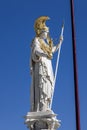 Statue of Pallas Athena in front of Austrian Parliament Building, Vienna, Austria Royalty Free Stock Photo