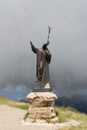 Statue of Papa Paolo VI at Monte Guglielmo, Lombardy, Italy