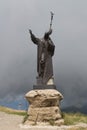 Statue of Papa Paolo VI at Monte Guglielmo, Lombardy, Italy