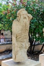 Statue of Papposilenos from the Roman stage of the Teather of Dionysus