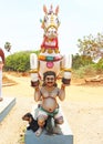 Statue park auroville tamil nadu india Royalty Free Stock Photo