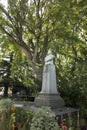 Statue in the park in Avignon. Paul Sain born 5 December 1853, Avignon - died 6 March 1908, Avignon - French painter associated