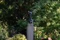 Statue in Park in the Neighborhood of Friedenau, Schoeneberg, Berlin