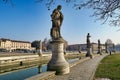 statue in park, photo as a background , in sant antonio prato della valle, padova, padua italy Royalty Free Stock Photo