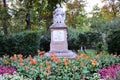 Statue in a park in Vienna