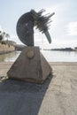 Statue in Parque del Mar Palma Majorca Royalty Free Stock Photo