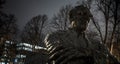 Statue of Patrick Kavanagh Royalty Free Stock Photo