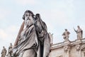 Statue Paul the Apostle close up in Vatican Royalty Free Stock Photo