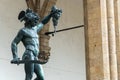 Statue of perseus with head in hand. Florence Royalty Free Stock Photo