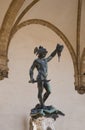 Statue of Perseus slaying Medusa in Firenze Royalty Free Stock Photo