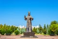 Statue of Petar I Petrovic Njegos in Podgorica Royalty Free Stock Photo