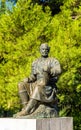 Statue of Petar II Petrovic-Njegos in Podgorica Royalty Free Stock Photo