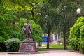 Statue of Peter the Great in Rostov on Don embankment Royalty Free Stock Photo