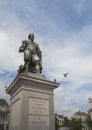 Statue of Peter Paul Rubens of Groen Plaats square was created by sculptor Royalty Free Stock Photo