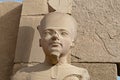 Statue of pharaoh in Karnak temple Royalty Free Stock Photo