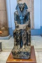 The statue of Pharaoh Khafra Royalty Free Stock Photo
