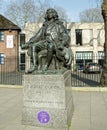Statue of the Philanthropist Thomas Coram, Bloomsbury, London