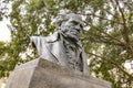 statue of philosopher Arthur Schopenhauer from artist Friedrich Schierholz in Frankfurt