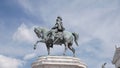 Statue at Piazza Venezia, Rome, Italy Royalty Free Stock Photo