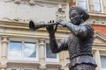 Statue of the Pied Piper of Hamelin in Hameln