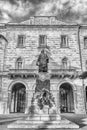 Statue of Pietro Vannucci also known as Perugino, Perugia, Italy