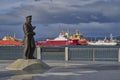 Waterfront of Punta Arenas, Chile