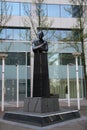 Statue of Pim Fortuyn in Rotterdam, the Netherlands, politician murdered in 2002