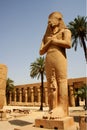 Statue of Pinedjem, Karnak temple, Luxor, Egypt Royalty Free Stock Photo