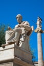 The statue of Plato. Athens, Greece. Royalty Free Stock Photo