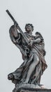 Statue on Ponte Sant' Angelo. Rome. Italy Royalty Free Stock Photo