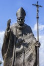 Pope John Paul II Statue in Suwalki, Poland