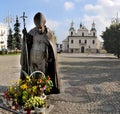 Statue Pope John Paul II in Czestochowa - Poland Royalty Free Stock Photo