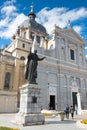Statue of Pope John Paul II nearest the Santa Maria la Real de La Almudena