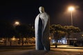 Statue of Pope John Paul II in Rome, Italy