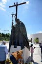 Statue of the pope John Paul Royalty Free Stock Photo