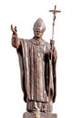 Statue Pope John Pavel Royalty Free Stock Photo